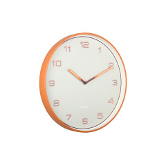Nástenné hodiny Lined Numbers Karlsson KA6013OR, 40cm